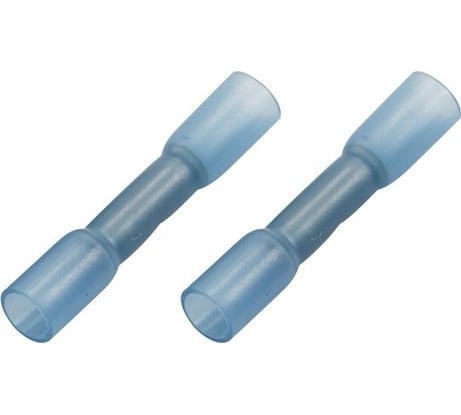 Изолированная соединительная гильза REXANT, термоусаживаемая, L-37 мм, 1.5-2.5 кв.мм, синяя 100 шт 08-0724