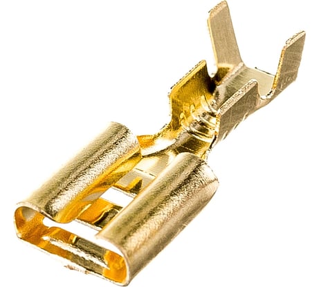 Плоская клемма REXANT гнездо 7.7 мм 1-1.5 мм2 100 шт 08-0912