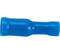 Штекерный изолированный разъем REXANT гнездо 4 мм 1.5-2.5 мм2 синий 100 шт 08-0221