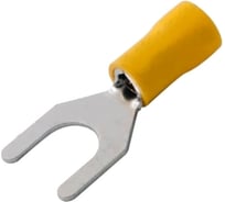 Вилочный изолированный наконечник REXANT 8.4 мм 4-6 мм2 желтый 100 шт 08-0154