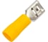 Плоская клемма REXANT изолированная гнездо 7.4 мм 4-6 мм2 /РПИм 5,5-6 100 шт 08-0451 4