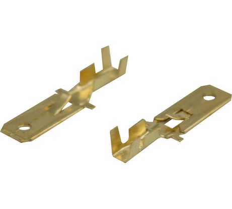 Плоская клемма REXANT штекер 6.3 мм 0,5-1.5 мм2 100 шт 08-0911