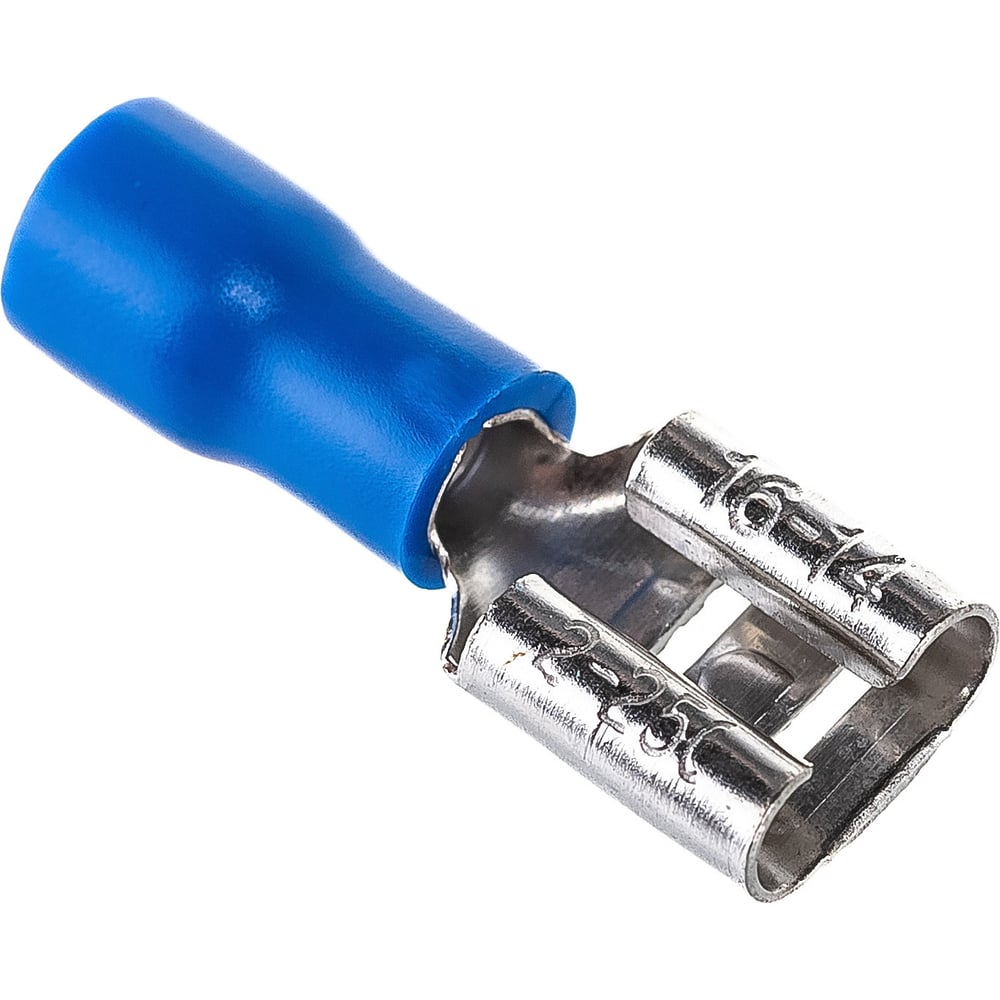 Плоская изолированная клемма REXANT гнездо 6.6мм 1.5-2.5 кв.мм /РПИм 2 ...