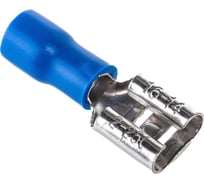 Плоская клемма REXANT изолированная гнездо 6.6 мм 1.5-2.5 мм2 /РПИм 2-250 100 шт 08-0433