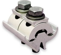 Зажим соединительный плашечный 2 болта М8 Al 10-95 мм² и Al 10-95 мм² упаковка 1 шт ЭНЕРВИК /ENSTO SL37.2 SL37.2R SL37.2R-1