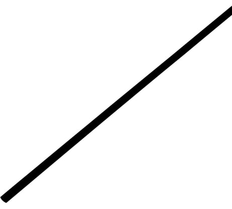 Трубка термоусаживаемая PROCONNECT ТУТ-HF (2:1)-3/1.5 черная 55-0306