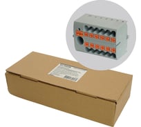 Зажим блочный (групп) STEKKER для распределения тока нагрузки push-in на 12 точек, сечение 2,5 мм2, 690V,41А, LD580 PTFIX 6-12/25, 30 шт в упак, 49748