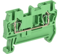 Пружинная клемма IEK, КПИ, 2в-2.5, 31А, зеленый YZN11-002-K06