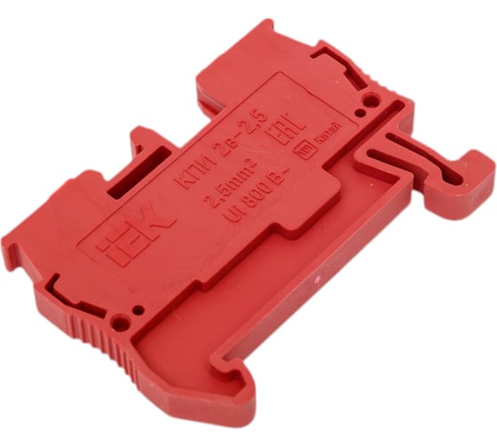 Пружинная клемма IEK, КПИ, 2в-2.5, 31А, красный YZN11-002-K04