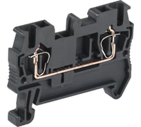 Пружинная клемма IEK, КПИ, 2в-2.5, 31А, черный YZN11-002-K02