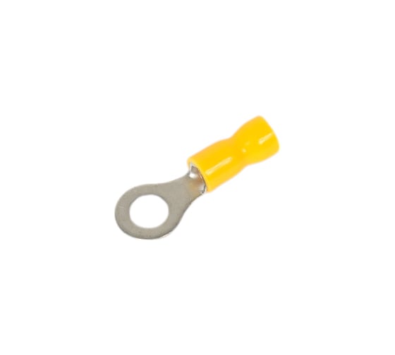 Наконечник кабельный КВТ кольцевой изолированный НКИ 6.0-6 серия EasyFix (100 шт/уп) 90897