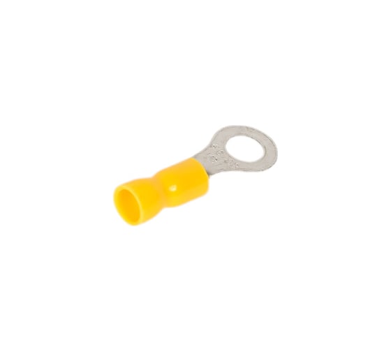 Наконечник кабельный КВТ кольцевой изолированный НКИ 6.0-6 серия EasyFix (100 шт/уп) 90897