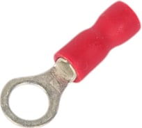 Наконечник кабельный КВТ кольцевой изолированный НКИ 1.5-5 серия EasyFix (100шт/уп) 90889