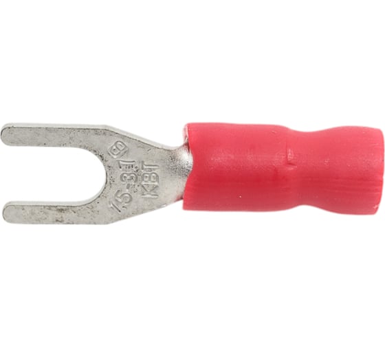 Наконечник кабельный КВТ вилочный изолированный НВИ 1.5-3 серия EasyFix (100шт/уп) 90900