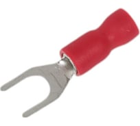 Наконечник кабельный КВТ вилочный изолированный НВИ 1.5-4 серия EasyFix (100шт/уп) 90901
