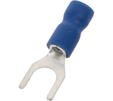 Наконечник кабельный КВТ вилочный изолированный НВИ 2.5-5 серия EasyFix (100шт/уп) 90903
