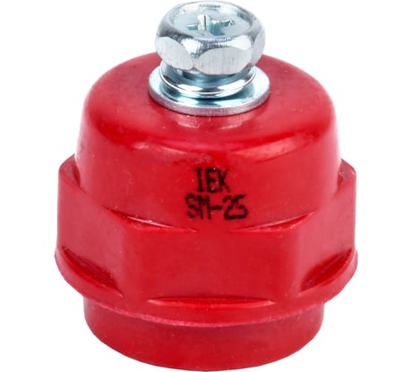 Изолятор шинный IEK SM25 М6, силовой с болтом YIS11-25-06-B