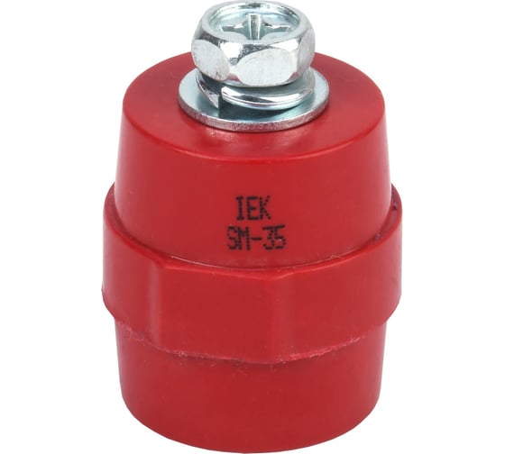 Изолятор IEK SM35 М8, силовой с болтом YIS11-35-10-B