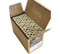 Клемма керамическая винтовая Спецоборудование КВ 12мм2 2 пары контактов, с крепежным отверстием 50 шт. 03-2/5-15А