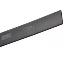 Термоусадочная трубка IEK ТТУ 1/0,5, черная, 1 м UDRS-D1-1-K02