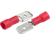 Разъем General Lighting Systems РпИп 1,25-5-0,8 (плоский) "папа" GRIP-1,25-4,75 Красный, 100 штук 475723