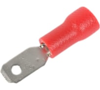 Разъем General Lighting Systems РпИп 1,25-5-0,8 (плоский) "папа" GRIP-1,25-4,75-50 Красный, 50 штук 476223