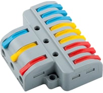 Разветвительная клемма универсальная монтажная, 3х9 проводов, General Lighting Systems GTER7-39, упаковка, 20 шт, 800498