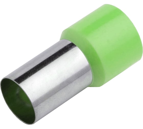 Наконечник-гильза General Lighting Systems НГИ1 GNGI-E-6-18-50 Светло-зеленый, 50 штук 476256