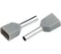 Наконечник-гильза General Lighting Systems НГИ2 GNGI-E2-2x4-12-50 Серый, 50 штук 476271 1