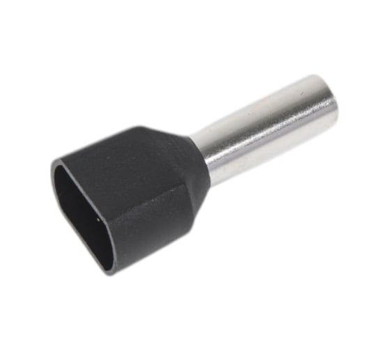 Наконечник-гильза General Lighting Systems НГИ2 GNGI-E2-2x6-14-50 Черный, 50 штук 476272