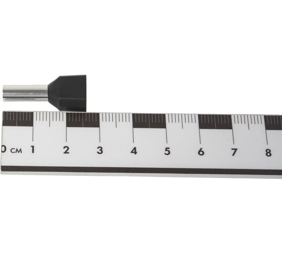 Наконечник-гильза General Lighting Systems НГИ2 GNGI-E2-2x6-14-50 Черный, 50 штук 476272