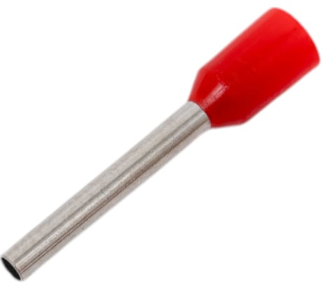 Наконечник-гильза НШВИ General Lighting Systems GNGI-E-1-12-50 красный 50 штук 476251