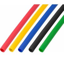 Набор термоусаживаемых трубок ЮПИТЕР 5,0 / 2,5 мм, пять цветов (упак. 50 шт. по 1 м) JP7230-07