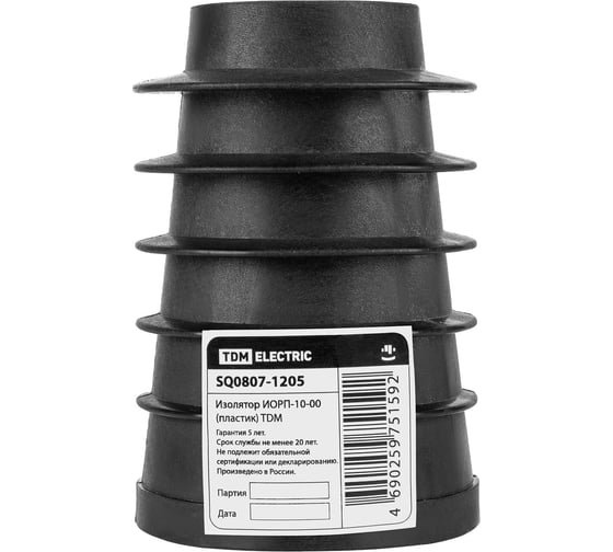 Изолятор TDM ELECTRIC ИОРП-10-00 (пластик) SQ0807-1205