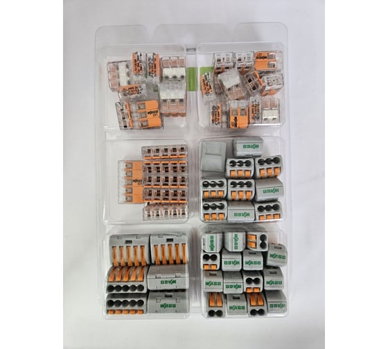 Набор №1 WAGO (221-412, 221-413, 221-415, 222-412, 222-413, 222-415) 42532 1