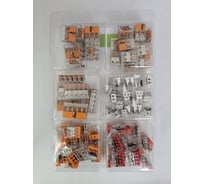 КлеммаНабор №2 WAGO (221-412, 221-413, 221-415, 2273-202, 2273-203, 2273-204) 106 шт. 42549 WAGO.Набор №2