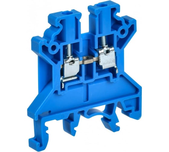 Клемма винтовая UPUN UKJ-10E(BU), 50 шт 11625