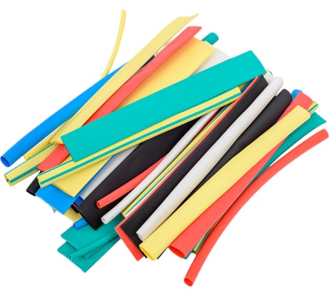 Термоусаживаемая трубка Smartbuy 2/1-4/2-6/3-8/4-10/5-12/6 (7 цветов, 6 размеров, 10 см) SBE-HST-as-ac