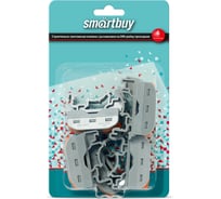 Строительно-монтажная проходная клемма Smartbuy с рычажками, на DIN-рейку, 2п, 6 шт SBE-dincwcc-2-rp