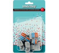Строительно-монтажная проходная клемма Smartbuy с рычажками, 2-4 полюсов, 5 шт. SBE-cwcc-2-4-rp