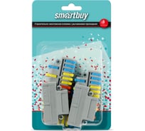 Строительно-монтажная проходная клемма Smartbuy с рычажками, 3-9 полюсов, 5 шт. SBE-cwcc-3-9-rp