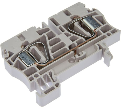 Пружинная клемма KEEN SIDE на ДИН рейку 6мм2, 800В, 41А, 50 шт; ZDU 6; 1608620000 151727