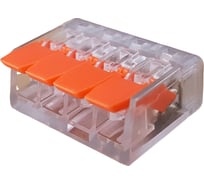 Клемма truEnergy 4 - контакта с 1 коммутируемой линией комплект 100шт под кабель 0,14–4мм 32A MAX450V 23525