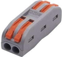 Cтроительно-монтажные клеммы STEKKER для подключения фазных проводников 2 полюса, LD222-422 39035