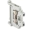 Самозажимная клеммная колодка EKF PROxima JXB-S-2.5, 24А, серая plc-jxb-s-2.5g 1