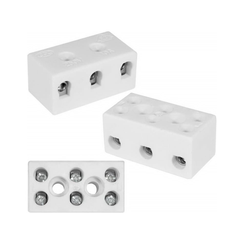 Клемма винтовая керамическая Pro Legend для проводов сечением 2.5 мм2 ...