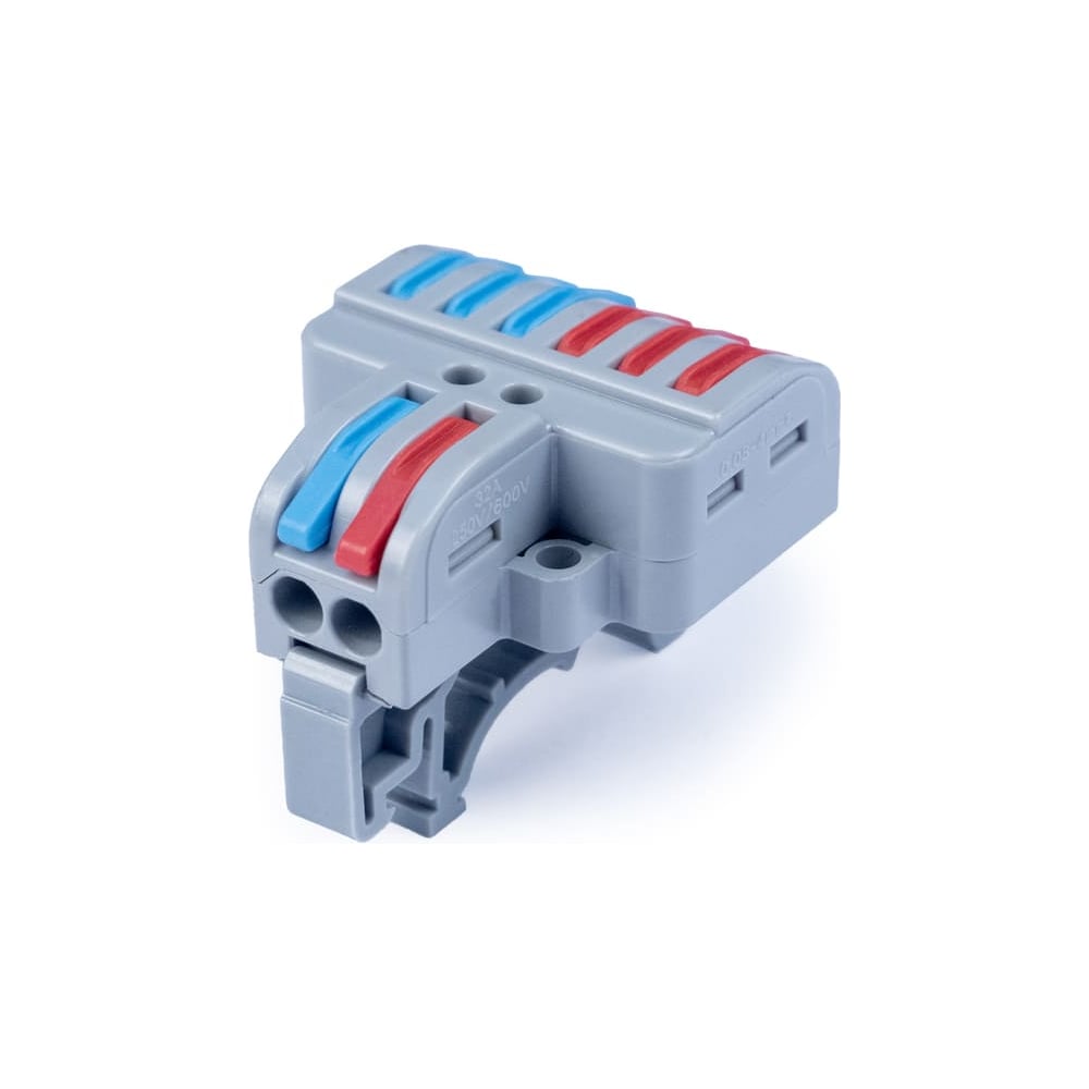 Клемма соединительная универсальная проходная Cabeus 2-6 полюса, с ...