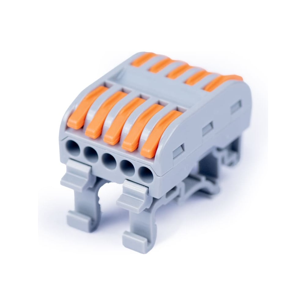 Клемма соединительная универсальная проходная Cabeus 5 полюсов, с ...