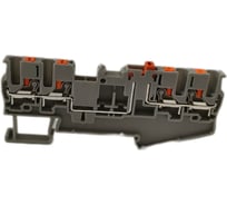 Клемма нажимная с разъединителем UPUN UJ6-2.5/2×2SK, 70 шт 421492