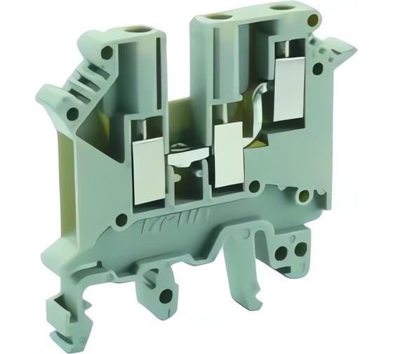 Клемма винтовая двухуровневая UPUN UKJ-4/1×2(BU), 100 шт 11130 1